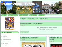 Tablet Screenshot of chevannes89.fr